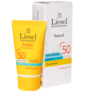 کرم ضدآفتاب سانسل SPF50 پوست چرب بی رنگ لایسل 40 میلی لیتر