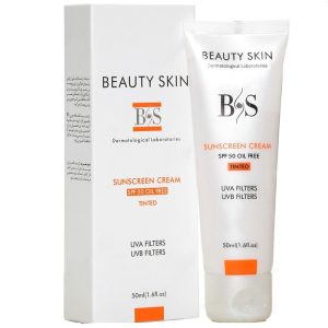 کرم ضد آفتاب فاقد چربی SPF50 بی اس رنگی بیوتی اسکین 50 میلی لیتر